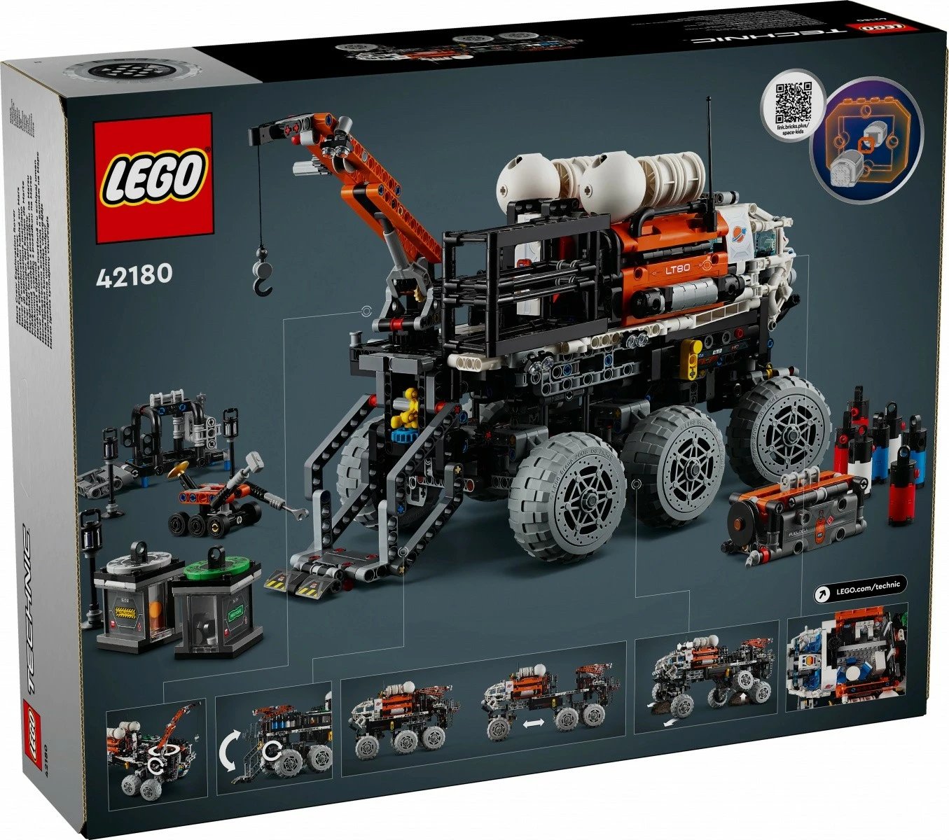 Set ndërtimi LEGO Technic Mars Exploration Rover 42180, plastikë, 1599 pjesë, për fëmijë 11+