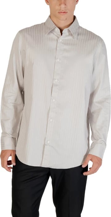 Këmishë Armani Exchange për meshkuj, gri