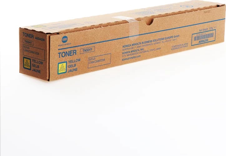 Toner, Konica Minolta, TN324Y A8DA250, rendiment 26000 faqe, standard, e verdhë