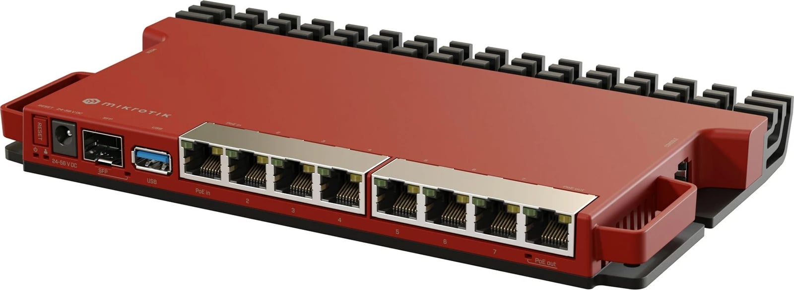 Router MikroTik L009UiGS-RM, 2.5 Gigabit Ethernet, i kuq