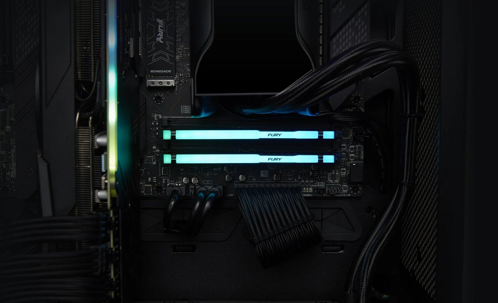 RAM Memorie Kingston Technology FURY RGB, 64GB DDR5, CL36 (2x32GB) RAM Memorie Kingston Technology FURY RGB, 64GB DDR5, CL36 (2x32GB)