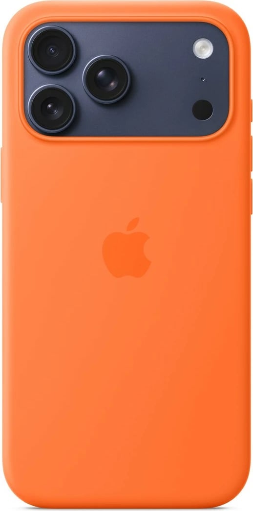 Mbështjellës silikon Apple MagSafe për iPhone 17 Pro Max, Portokalli