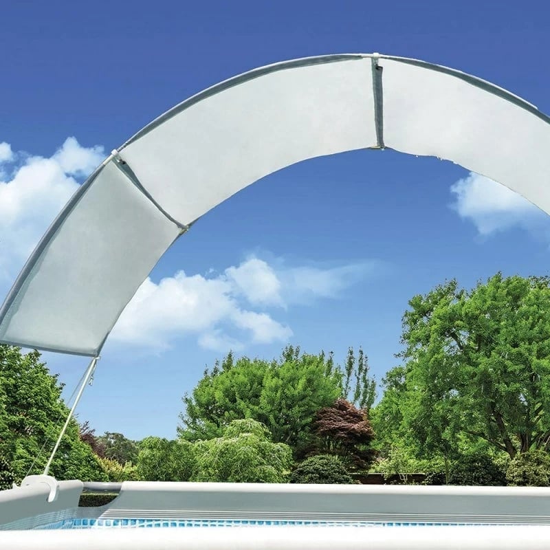 Mbulesë pishine Intex 28054, plastike, e bardhë