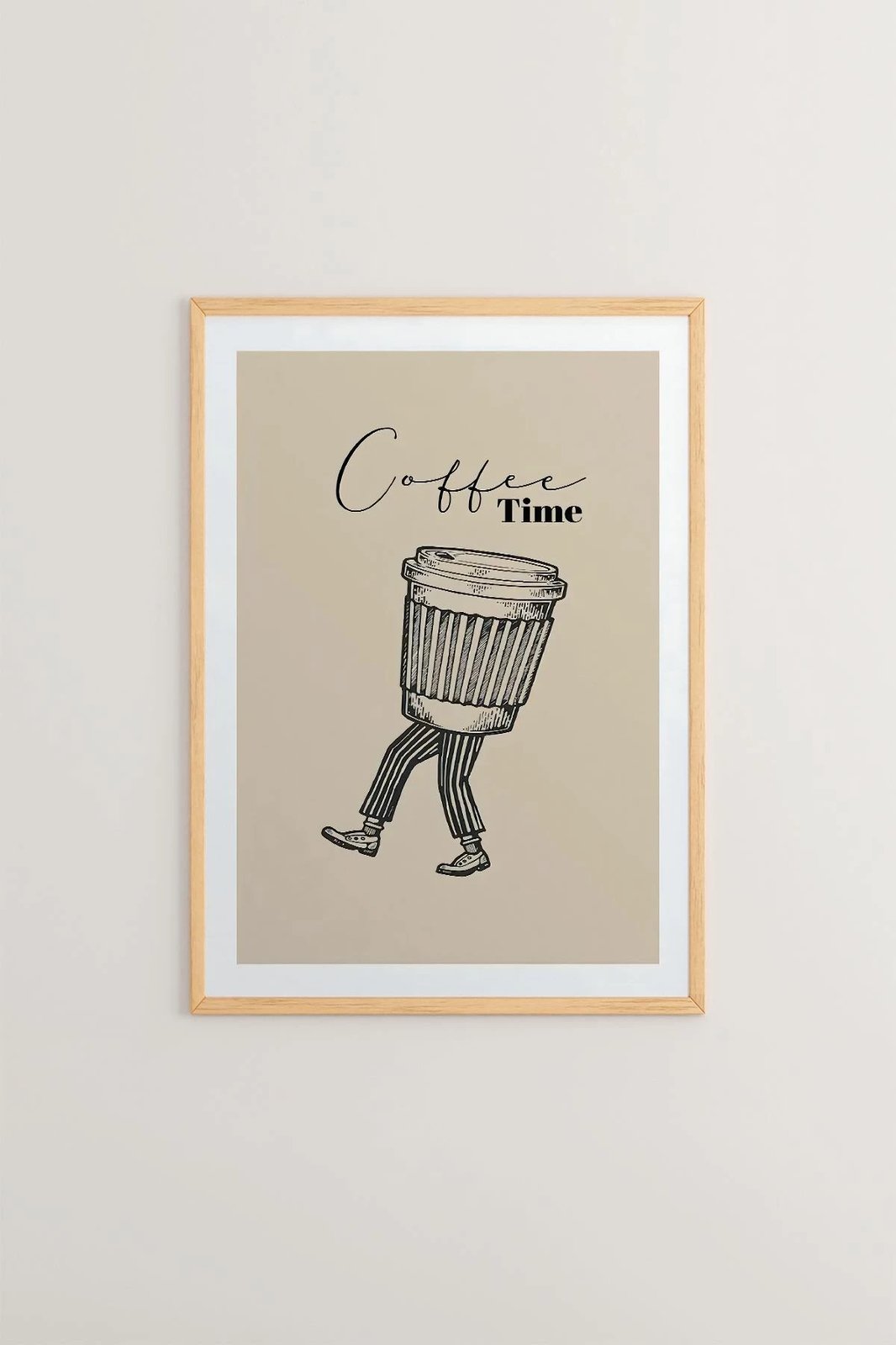 Pikturë dekorative me kornizë, shumëngjyrëshe, Wallity, Ersy1Ham28, 33x48cm