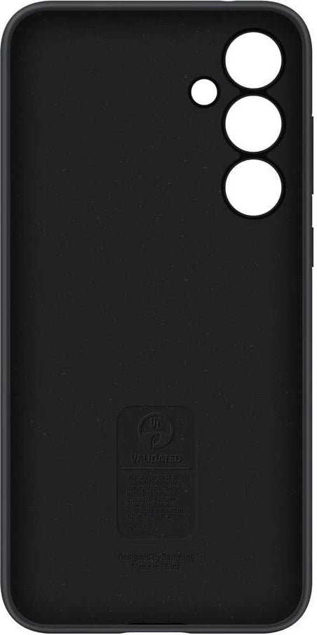 Mbështjellës Samsung për Galaxy A55 5G, silikon, ngjyrë e zezë