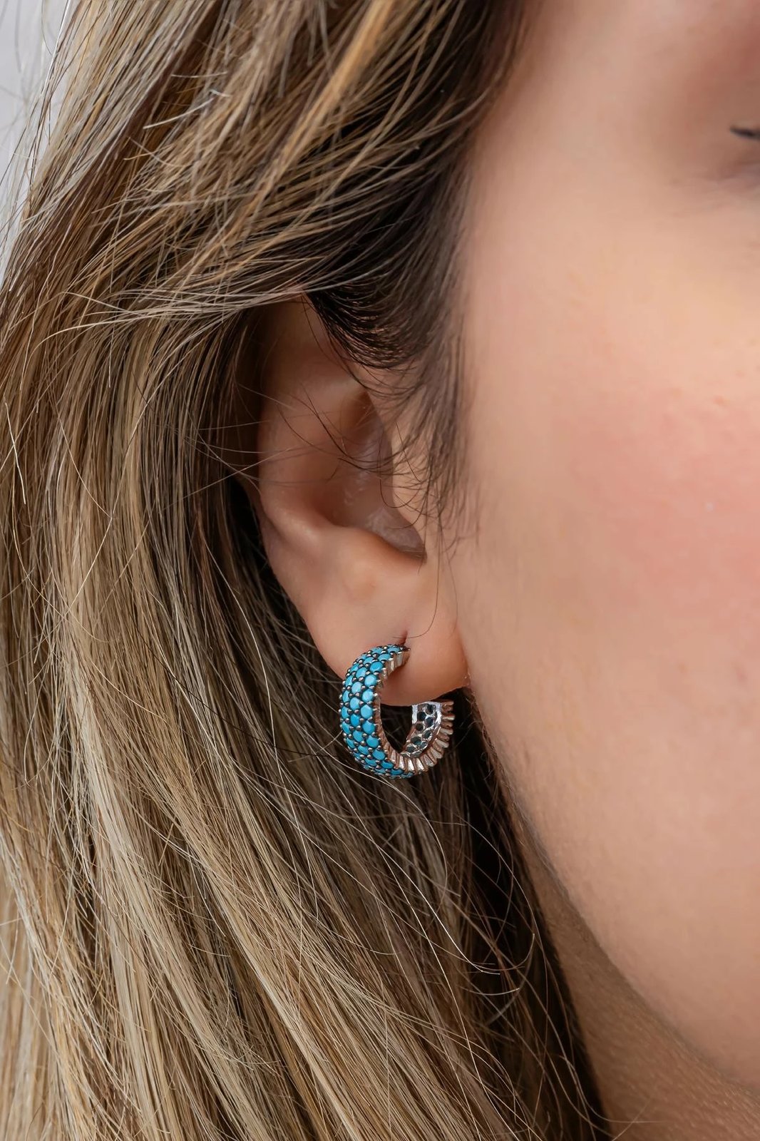 Vathë argjendi Jumeon, ngjyrë rozë ari dhe kaltër, NRZ999589