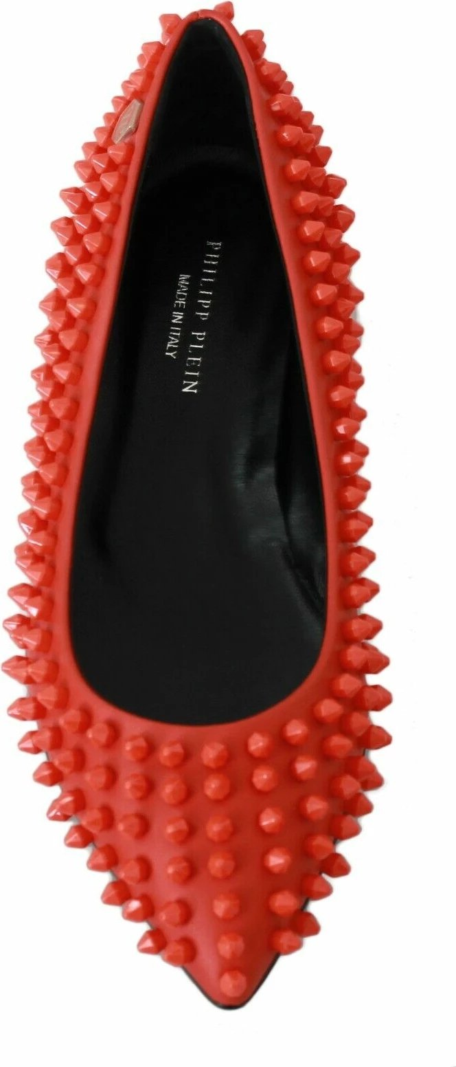 Këpucë për femra Philipp Plein, të portokallta 
