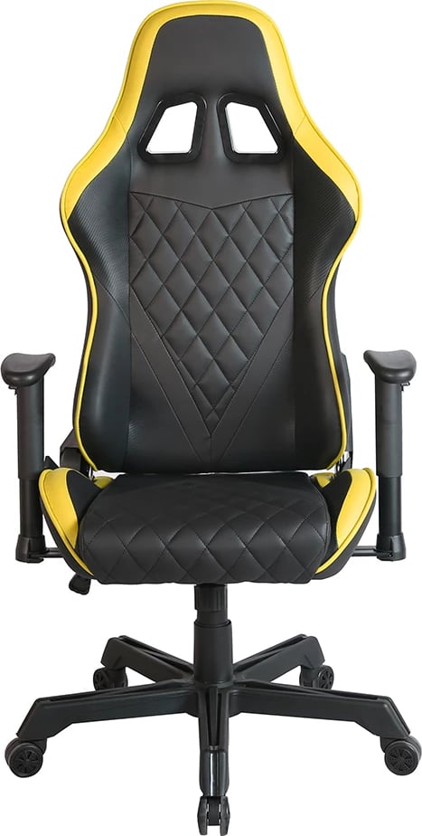 Karrige gaming Ranger, zyre, e zezë-verdhë, 52x74x138