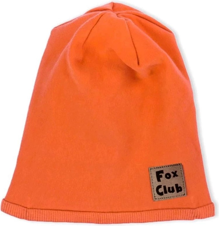 Kapelë bebe, Nicol Fox Club, pambuk 100%, madhësia 56/62, portokalli