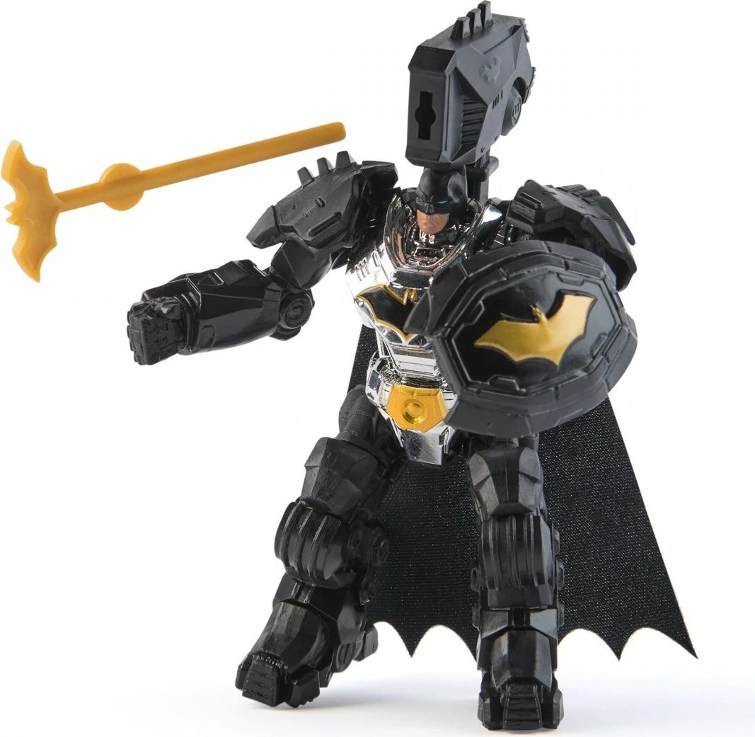Figurinë aksioni Batman Spin Master DC Metal Force, plastike, e zezë