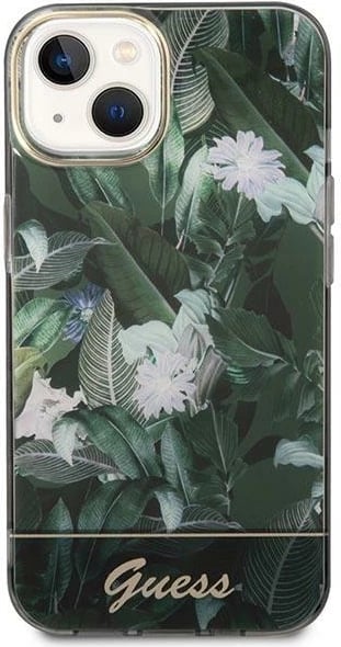 Mbështjellës Guess Jungle Collection për iPhone 14 Plus 6.7", i fortë, Gjelbër Mbështjellës Guess Jungle Collection për iPhone 14 Plus 6.7", i fortë, Gjelbër
