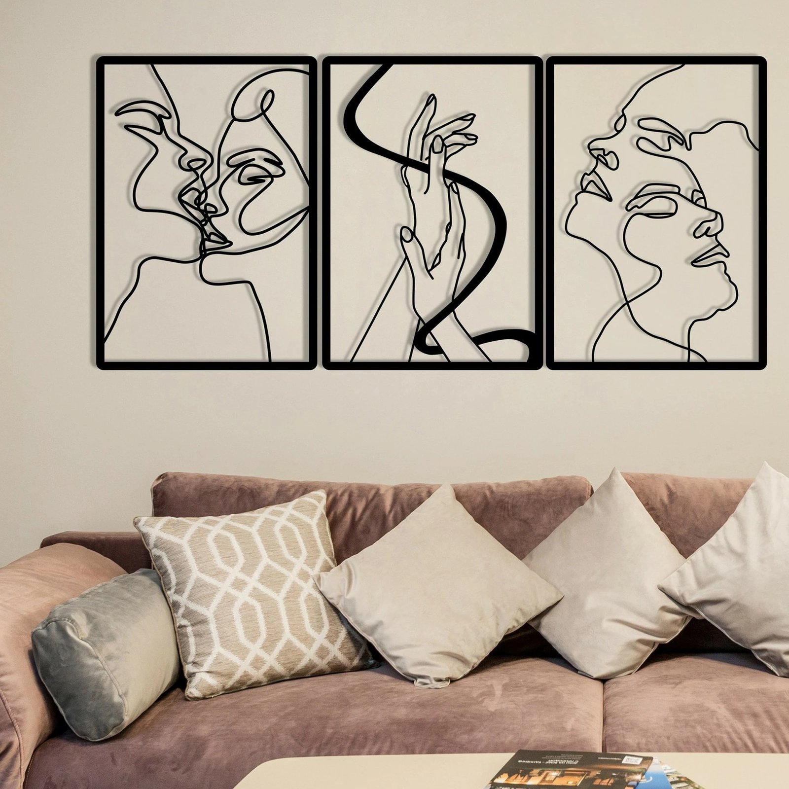 Aksesor dekorativ metalik për mur, Wallity, Bashkimi i Dashnisë