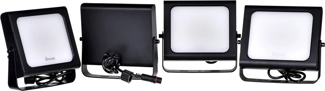 Projektor LED Govee H7060, RGBICWW, IP65, Wi-Fi/Bluetooth, i zi, set 4 copë