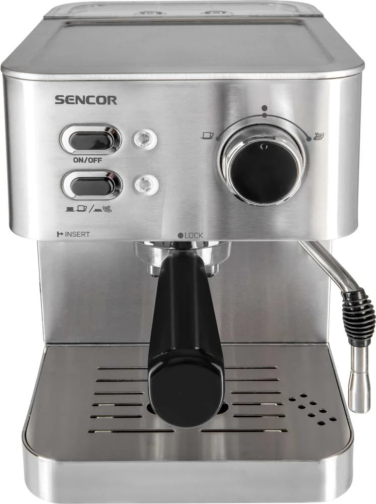 Aparat për kafe Espresso / Cappuccino Sencor SES 4010SS, argjend