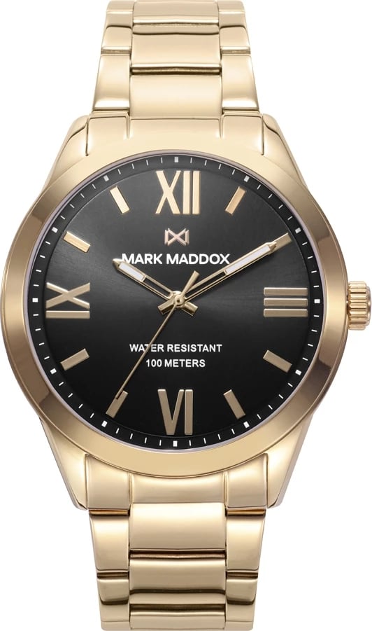 Orë dore për meshkuj MARK MADDOX HM1007-53, e artë