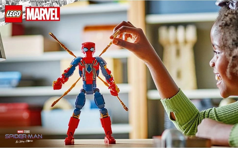Set ndërtimi LEGO Iron Spider-Man 76298, 303 pjesë, shumëngjyrësh Set ndërtimi LEGO Iron Spider-Man 76298, 303 pjesë, shumëngjyrësh