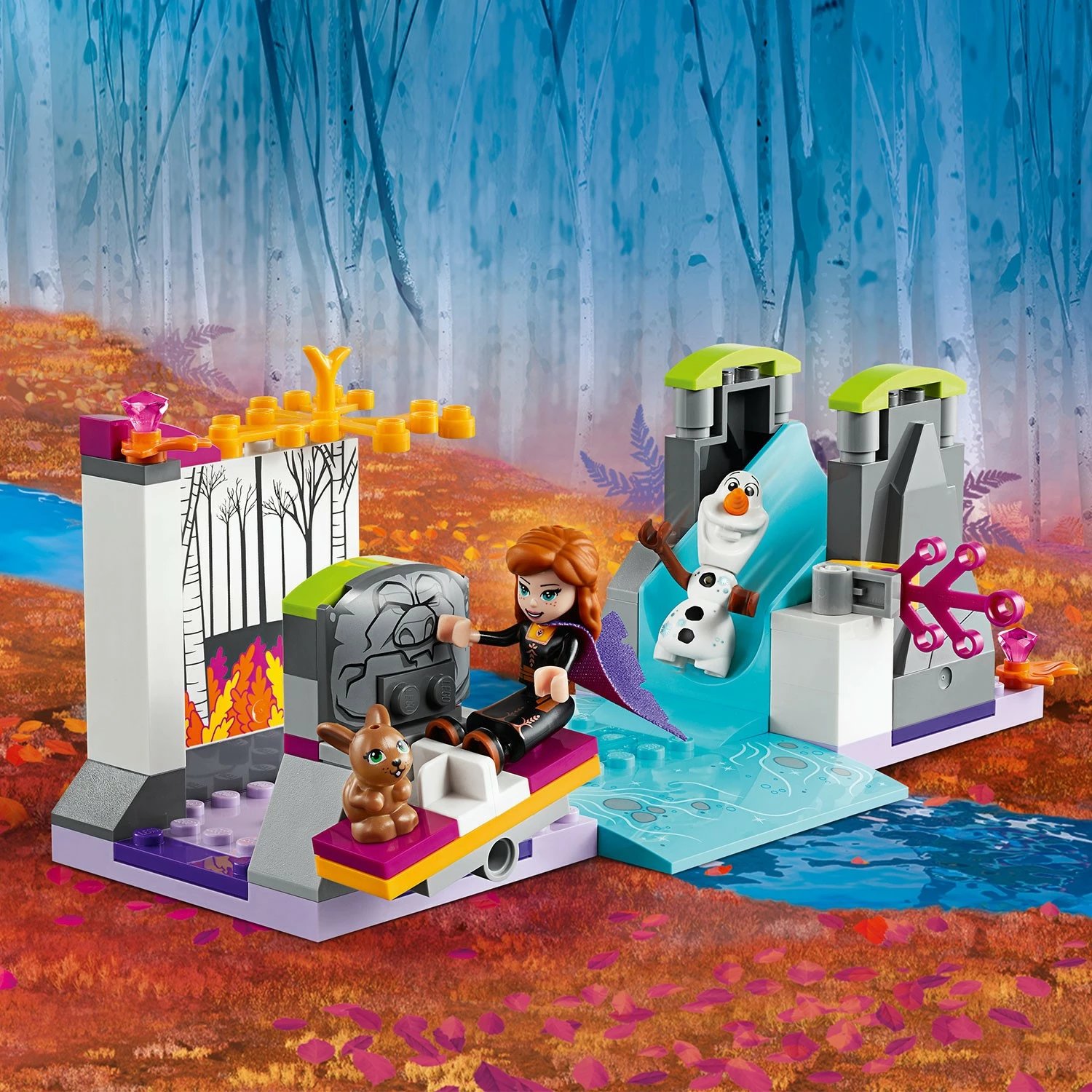 Set ndërtimi LEGO Disney Princess Disney Frozen II Anna's Canoe Expedition 41165, 108 pjesë, shumëngjyrësh