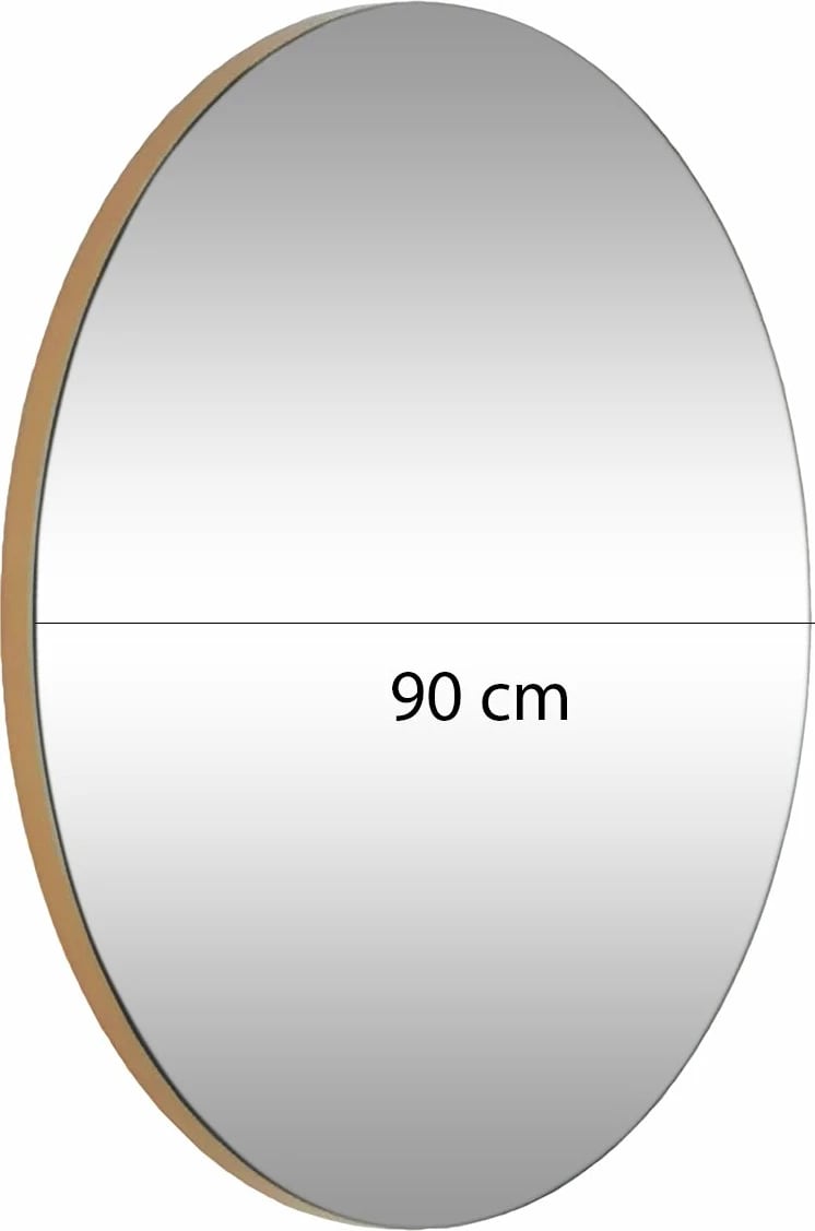 Pasqyrë e artë, Hanah Home, 90cm