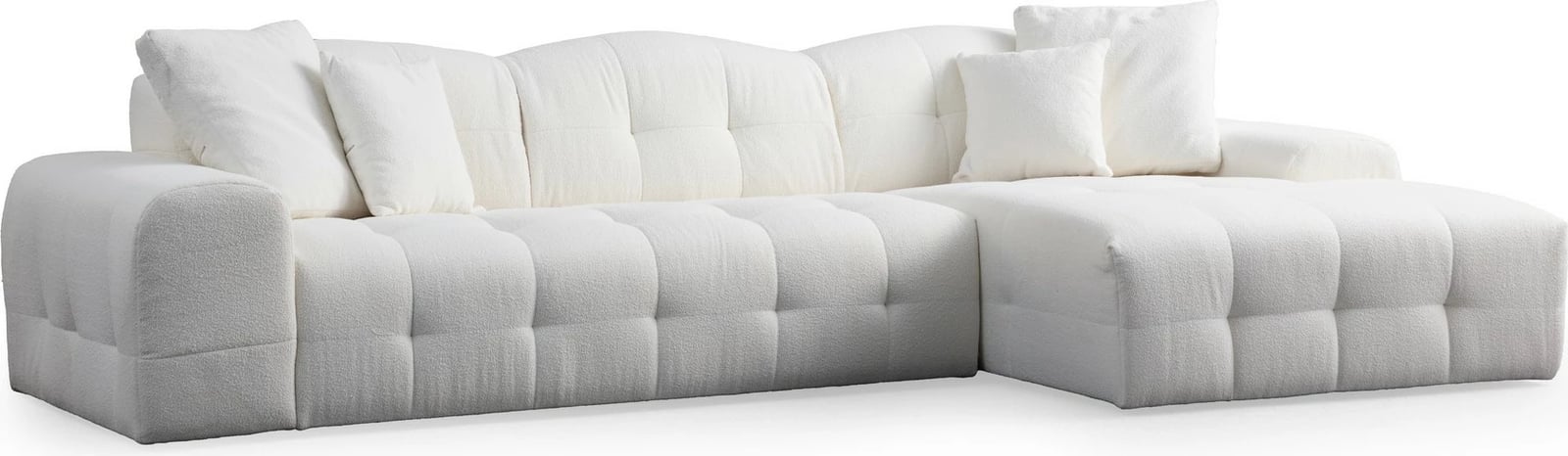 Këndore Pescara, e bardhë, Atelier del Sofa, kënd i djathtë (L2-Chl)