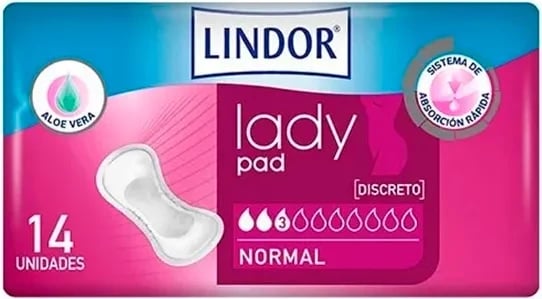 Pelenë higjienike për femra Hartmann Lindor Pad Normal 3 pika, 14 copë