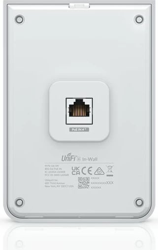 Access point Ubiquiti Unifi 6 In-Wall, 4800 Mbit/s, bardhë