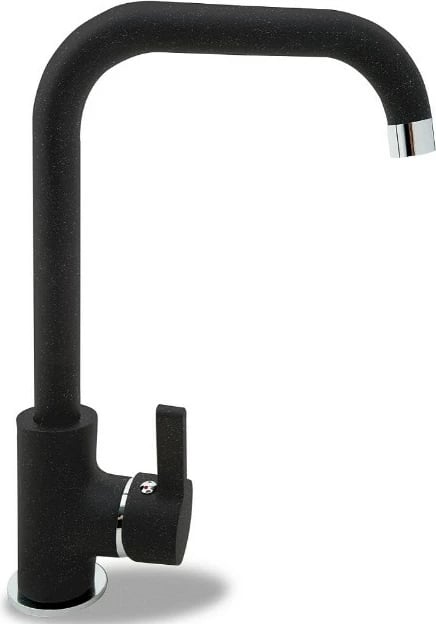 Rubinet kuzhine PYRAMIS SILVIO, granit, e zezë me pika