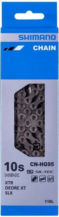 Zinxhir biçiklete Shimano, gri