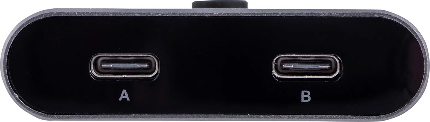 Switch UNITEK dy-drejtimësh USB-C, 2 në 1, 4K, i zi