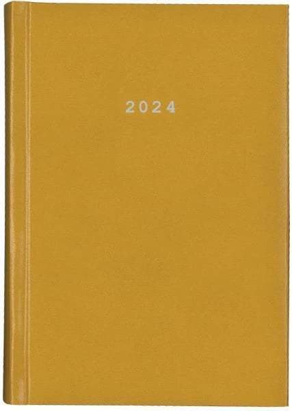 Kalendar Next 2024 Prestige Daily Bound 17x25cm Mustard