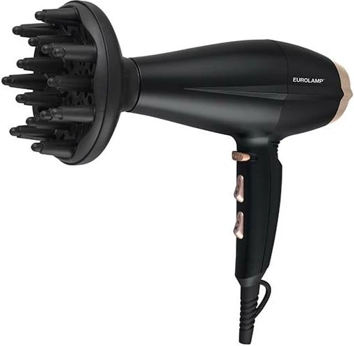 Tharëse flokësh EUROLAMP 2200W, e zezë