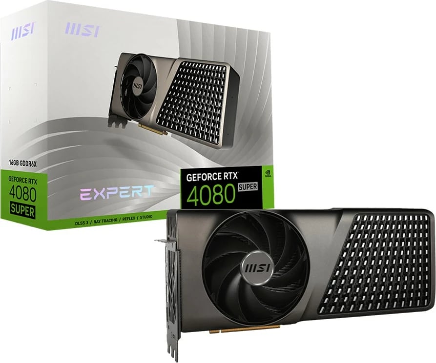 Kartelë grafike MSI GeForce RTX 4080 SUPER 16G, 16 GB, Gri