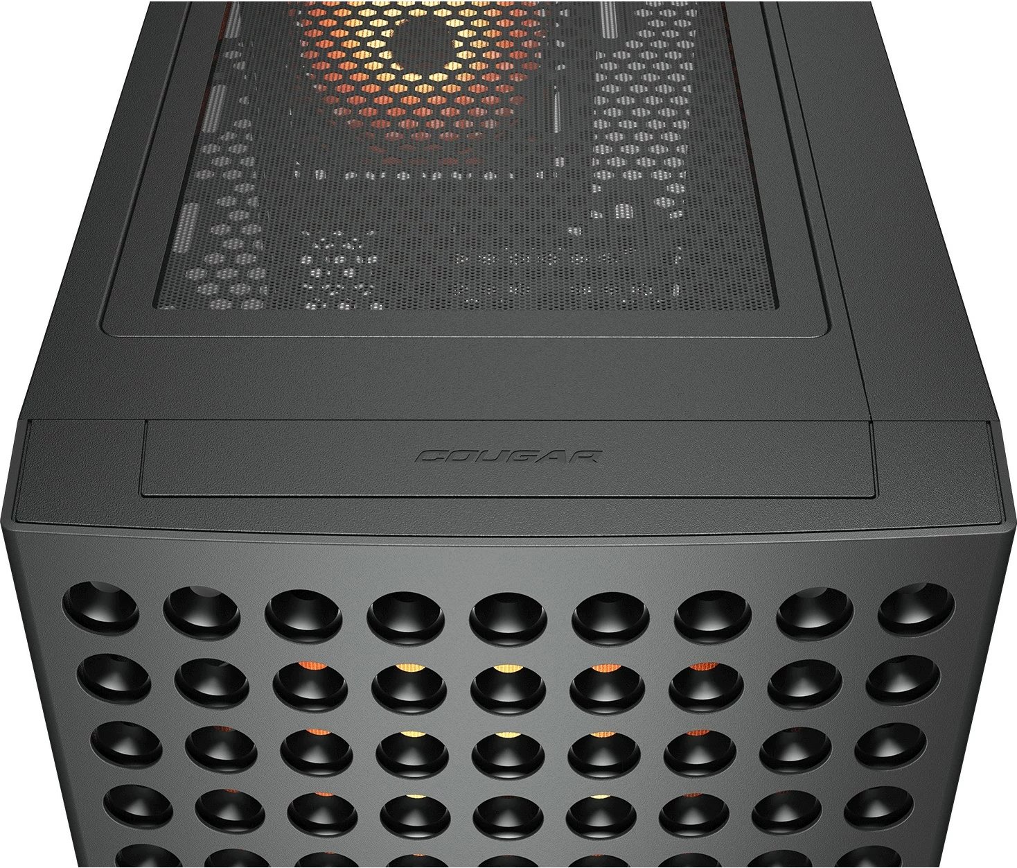 Kasë Cougar Airface ECO midi, ARGB, e zezë