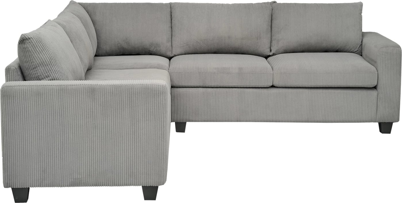 Këndare e madhe CALDER, material stof gri, FH3286.01, 254x254x90(seat)x91cm