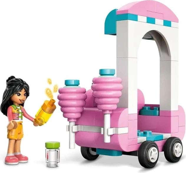 Lodra LEGO Friends 42643, Stenda e Sheqerit të Mbështjellë dhe Skuter, Rozë Lodra LEGO Friends 42643, Stenda e Sheqerit të Mbështjellë dhe Skuter, Rozë