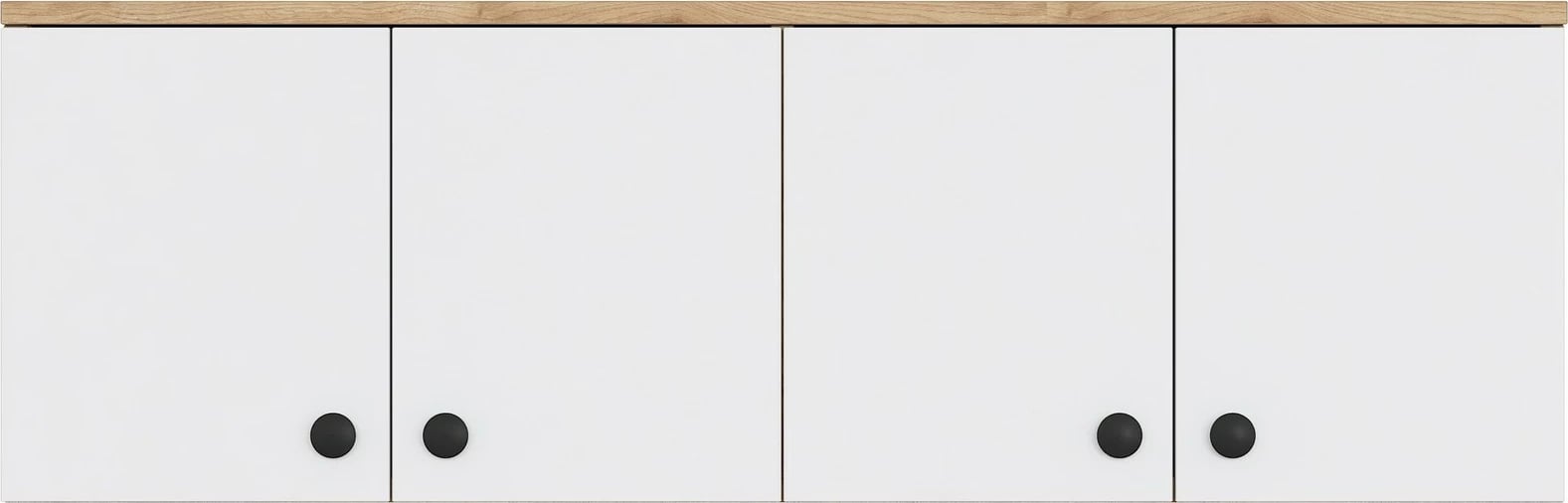 Dollap muri Skye Decor, ngjyrë arre dhe e bardhë, EA143 - 3821