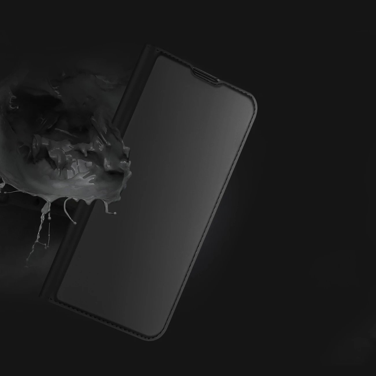 Mbështjellës Dux Ducis Skin Pro për Xiaomi Poco F4 5G, me kapak, xhep kartelash dhe funksion qëndrimi, Kaltër