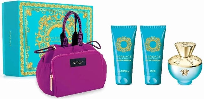 Eau de Toilette për femra Versace Dylan Turquoise set 4 copë 100ml