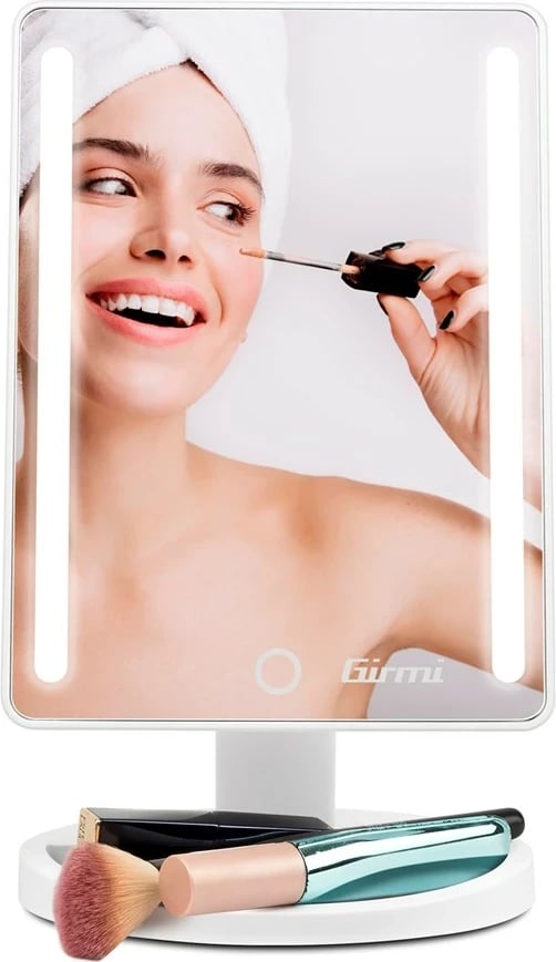 Pasqyrë make-up Girmi BE04, e bardhë