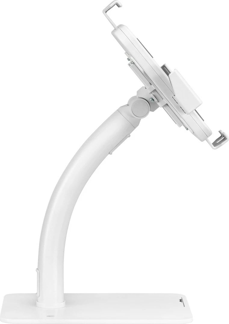 Mbajtës reklamues për tabletë Maclean MC-468W, universal, 7.9-11", me kyç, i bardhë