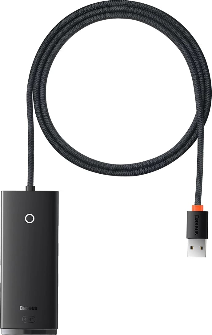 HUB Baseus Lite Series WKQX030101, 4x USB-A 3.0, 1x USB-C, 1m, i zi