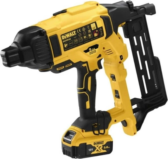 Pistoletë gozhduese DeWALT DCFS950P2-QW, 18 V, 5 Ah, e zezë