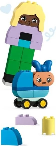 Set lodrash LEGO DUPLO 10423, figura me emocione, 71 pjesë, plastikë, shumëngjyrëshe