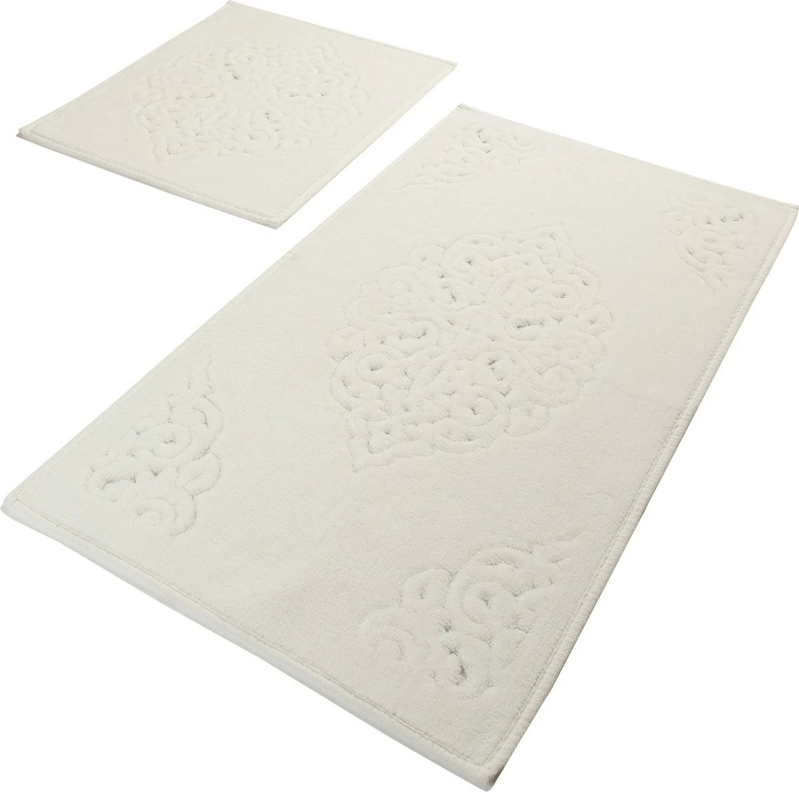 Set tapetash për banjo (2 copë), model Mijölnir, stil osman, ngjyrë ecru