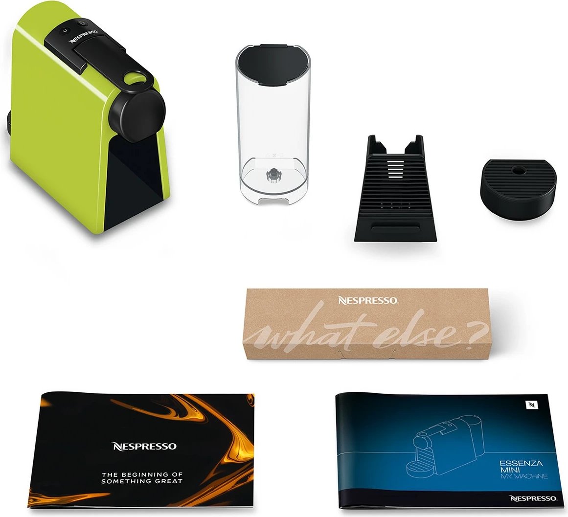 Aparat kafeje DeLonghi Nespresso Essenza Mini, kapsula, 0.6L, lime