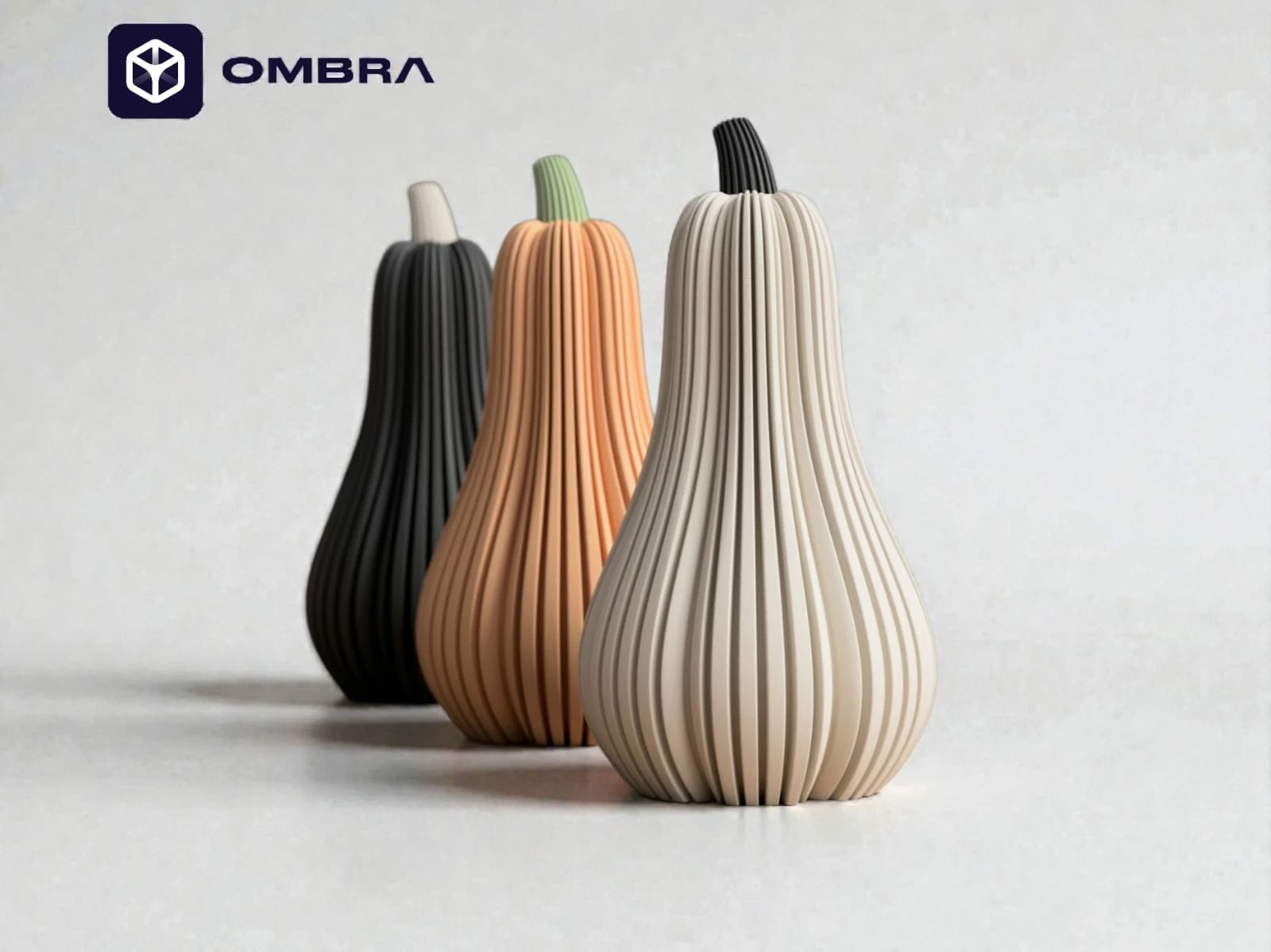 Kungull Dekor për Halloween në stilin "Pumpkin Tall" - e portokalltë