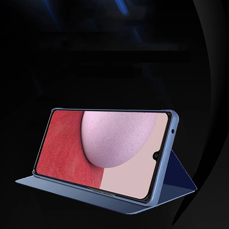 Mbështjellës Hurtel Clear View Case për Samsung Galaxy A14, i zi