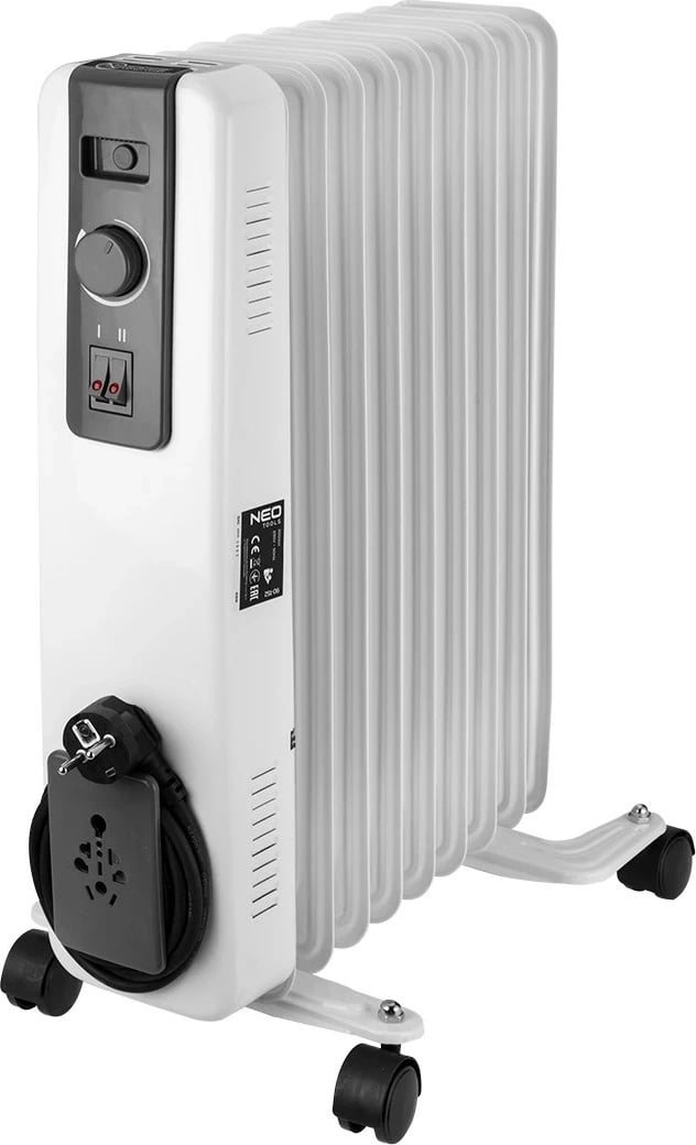 Radiator vaji NEO TOOLS 90-152, 2000W, 9 elemente, Bardhë