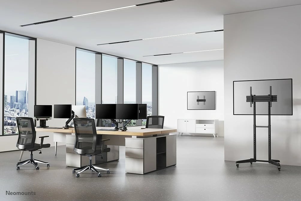 Mbajtës laptopi Neomounts Newstar NSLS200, plastikë, i palosshëm, 10-17 inç, argjend