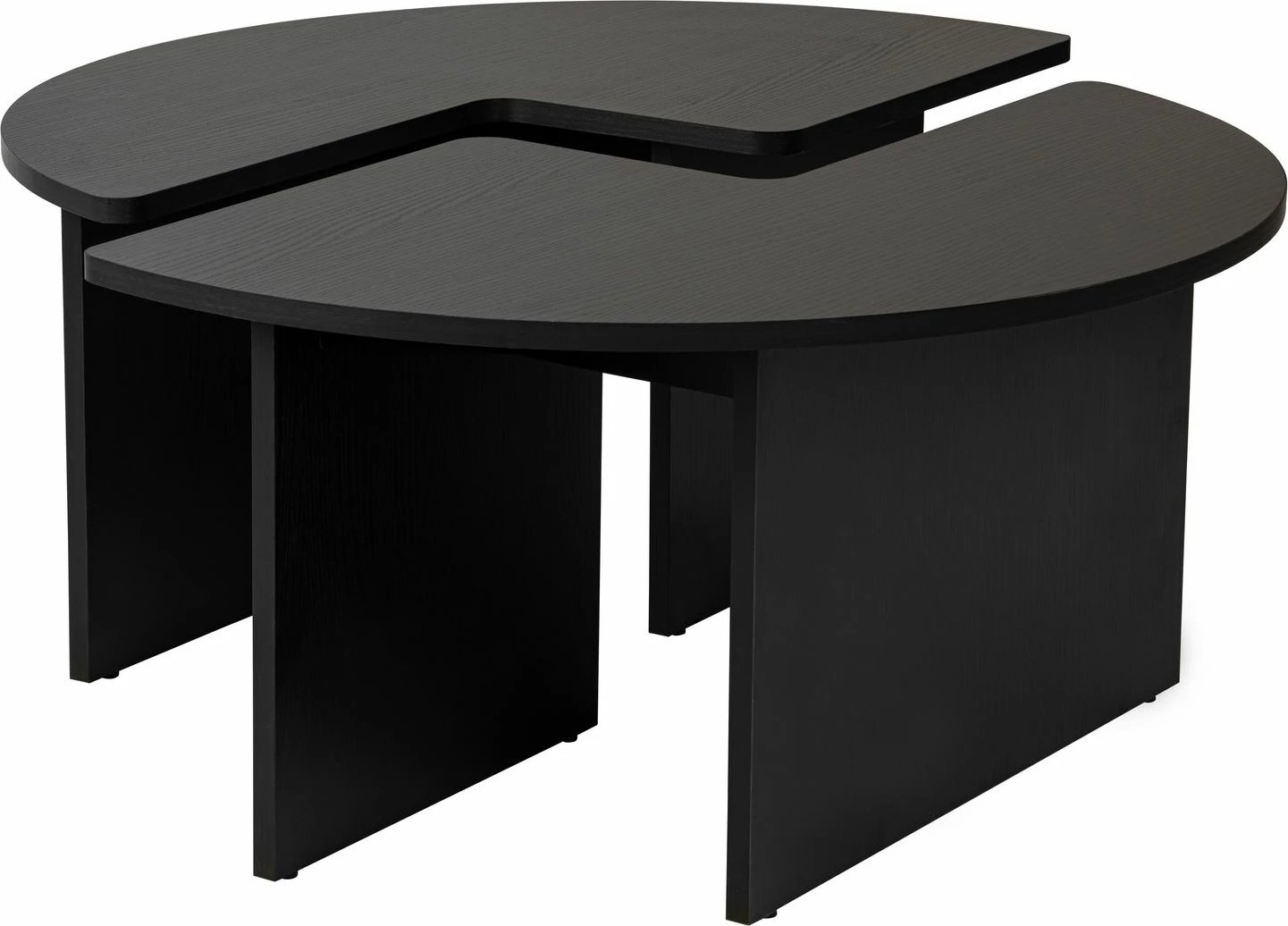 Tavolinë kafeje Nordure, Moira, ngjyrë dru e zezë