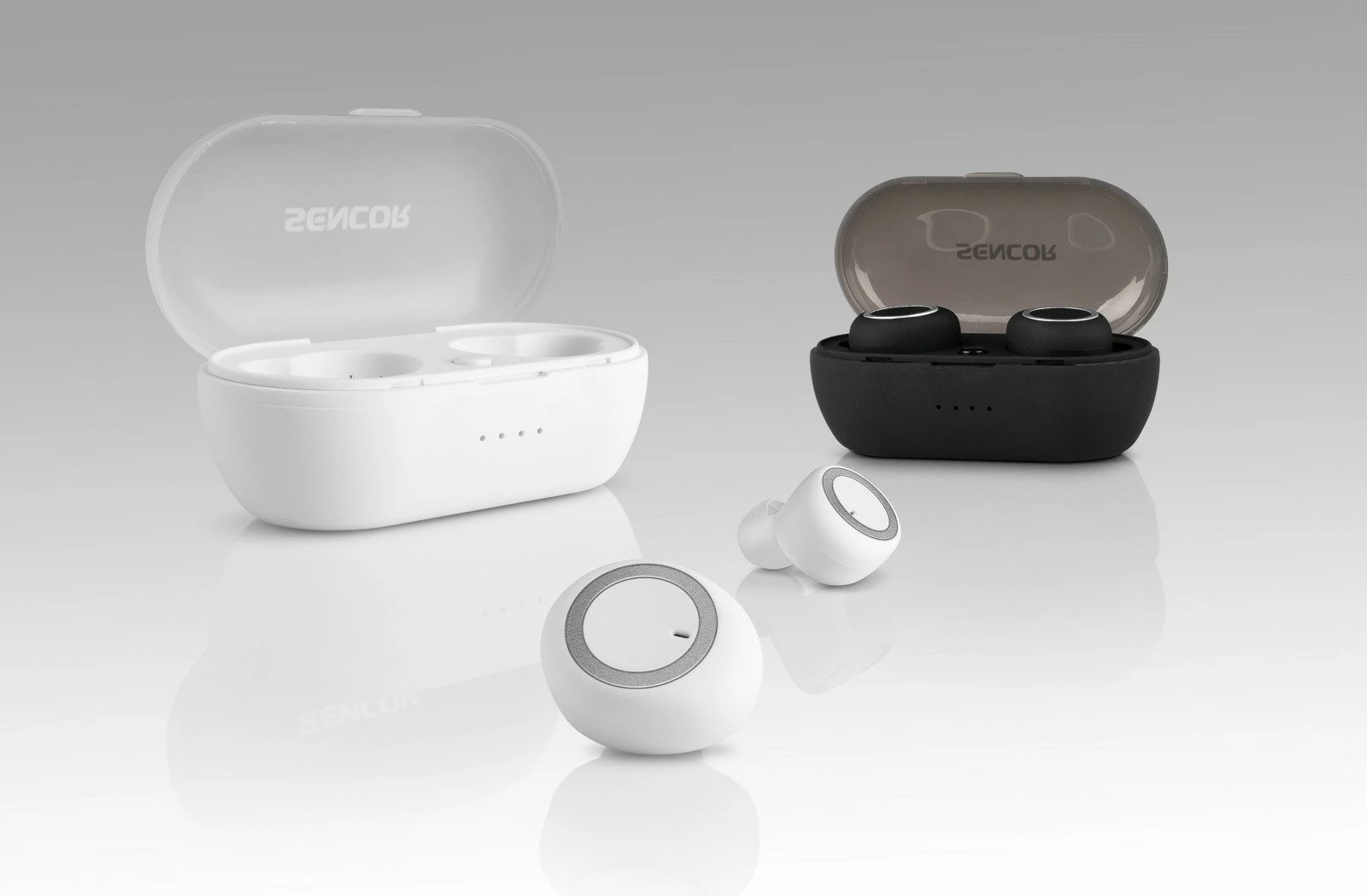 Kufje wireless Sencor SEP 510BT BK TWS, in-ear, Bluetooth, të zeza